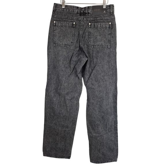 Nike Air Jordan Jeans Mens 30 Denim Pants Black Jumpman HF9291-010 Button Fly - Picture 2 of 16